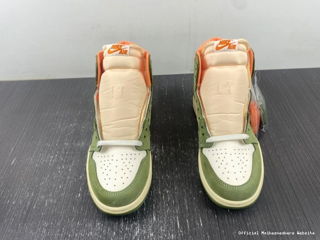 Official Maikesneakers FB9934-300 Craft Jordan Celadon OG Air 1 High 0717
